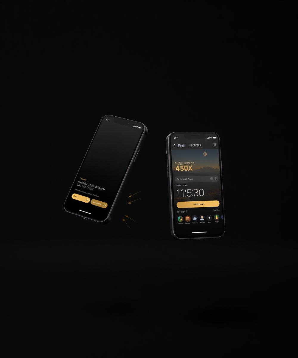 7Stays mobile app shown on a phone against a dark background