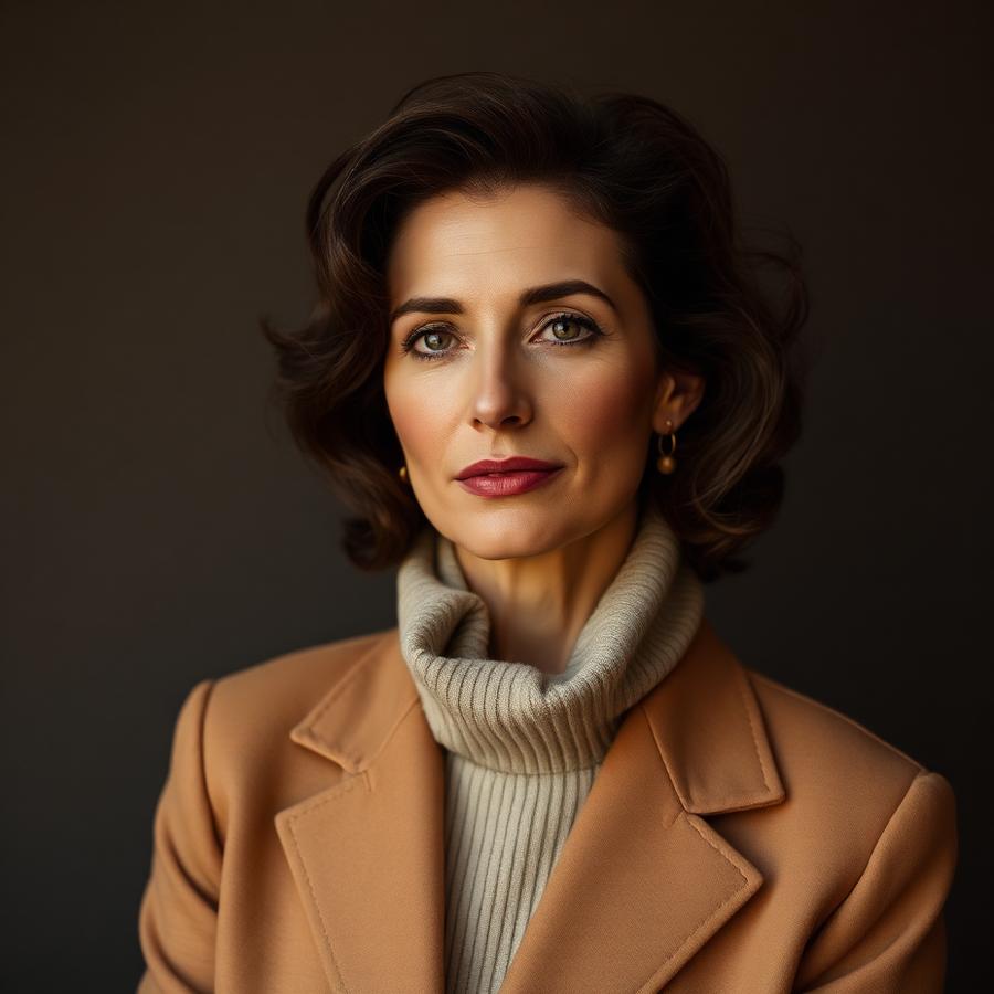 Portrait of a woman in soft evening light